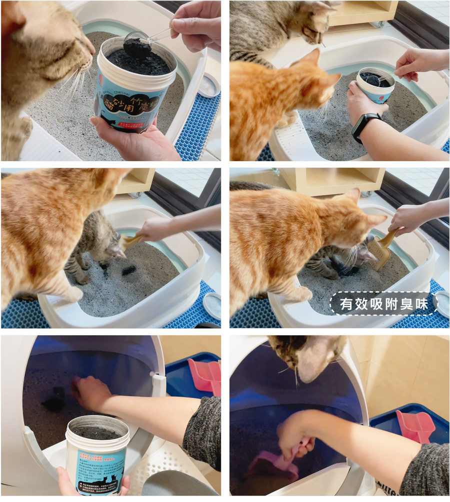 貓砂除臭竹炭粒