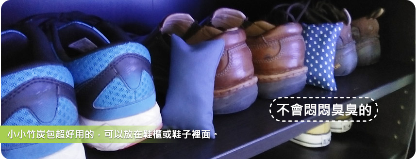 吸濕除臭天然竹炭包2入